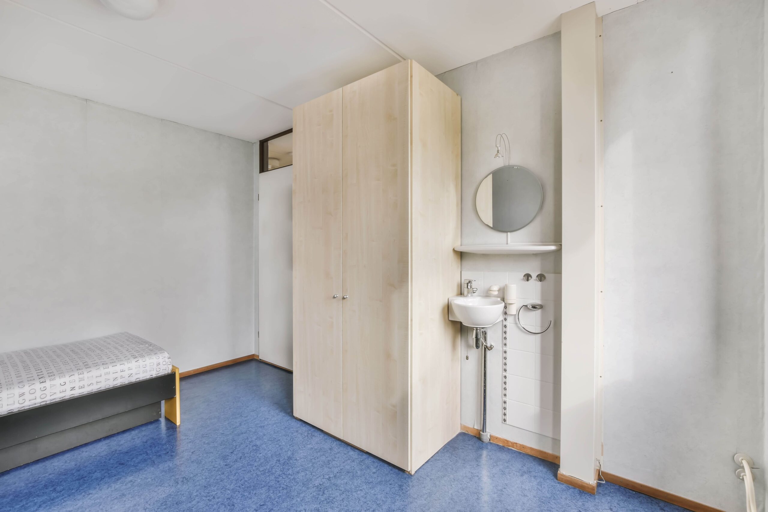 a-room-with-a-blue-floor | in home supportAccommodation Tenancy and Home Modification